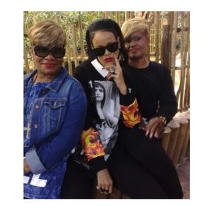 Rihanna Favorite - Givenchy Gypsy Girl Flames Sweatshirt